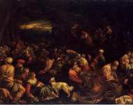 Bassano Francesco Francesco da Ponte Miracle of the Loaves and Fishes  - Hermitage